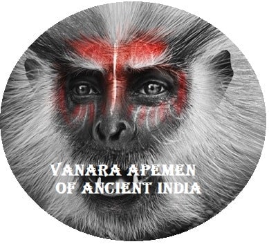 Depiction of Vanara of Hindu Legend