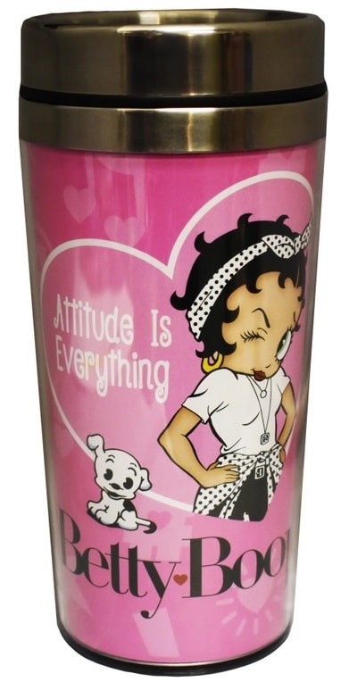 Betty Boop 'Attitude Is Everything' Pink Thermos