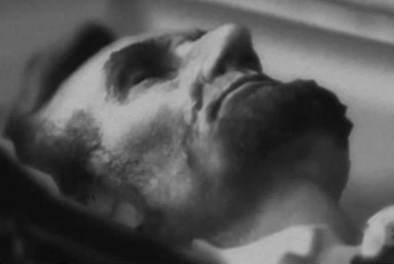 Lincoln Body in Coffin