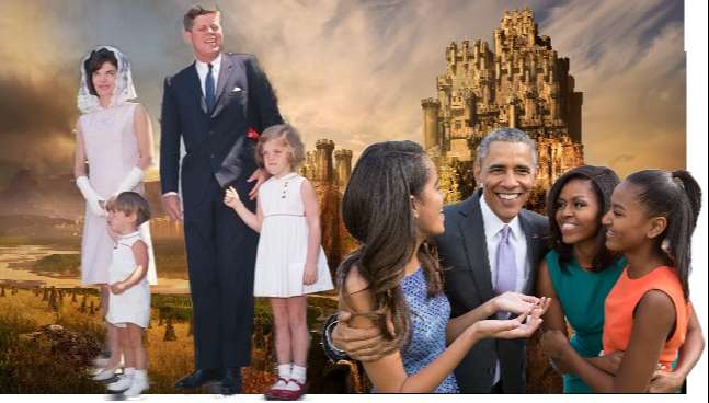 JFK and Obama Families