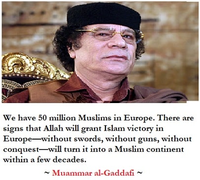 Quote From Muammar Al Gadaffi European Conquest