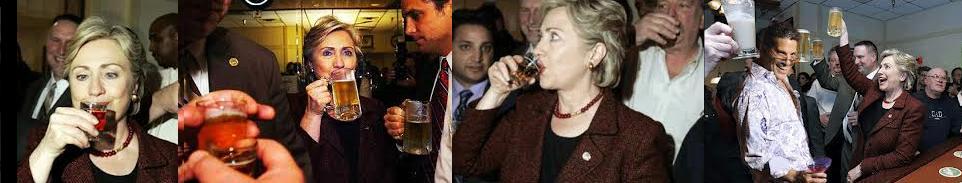 Hillary Clinton Still Drinking