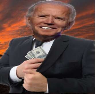 Joe Biden Pockets Loot Photshopped