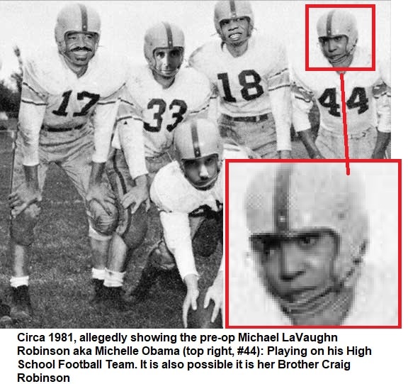 Michelle Obama High School Football