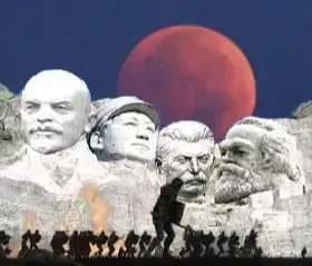 Communist Mt Rushmore