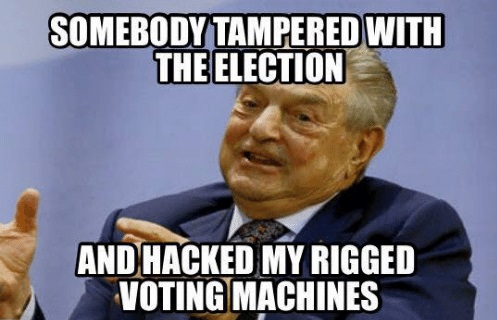 Soros Voter Fraud Meme