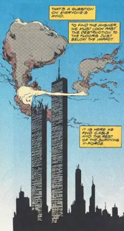 Issue of Spider man which appears to have anticipated 9-11